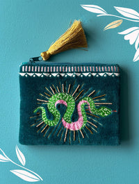 Inked Snake Pouch
