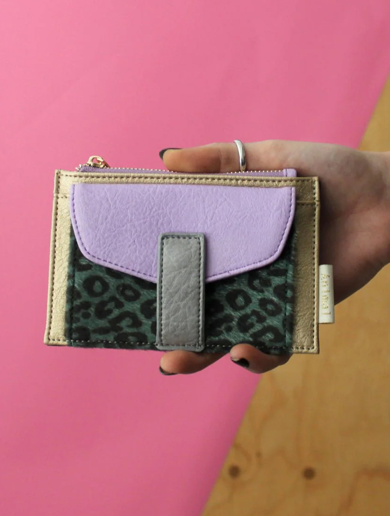 Animal Print Lilac Purse