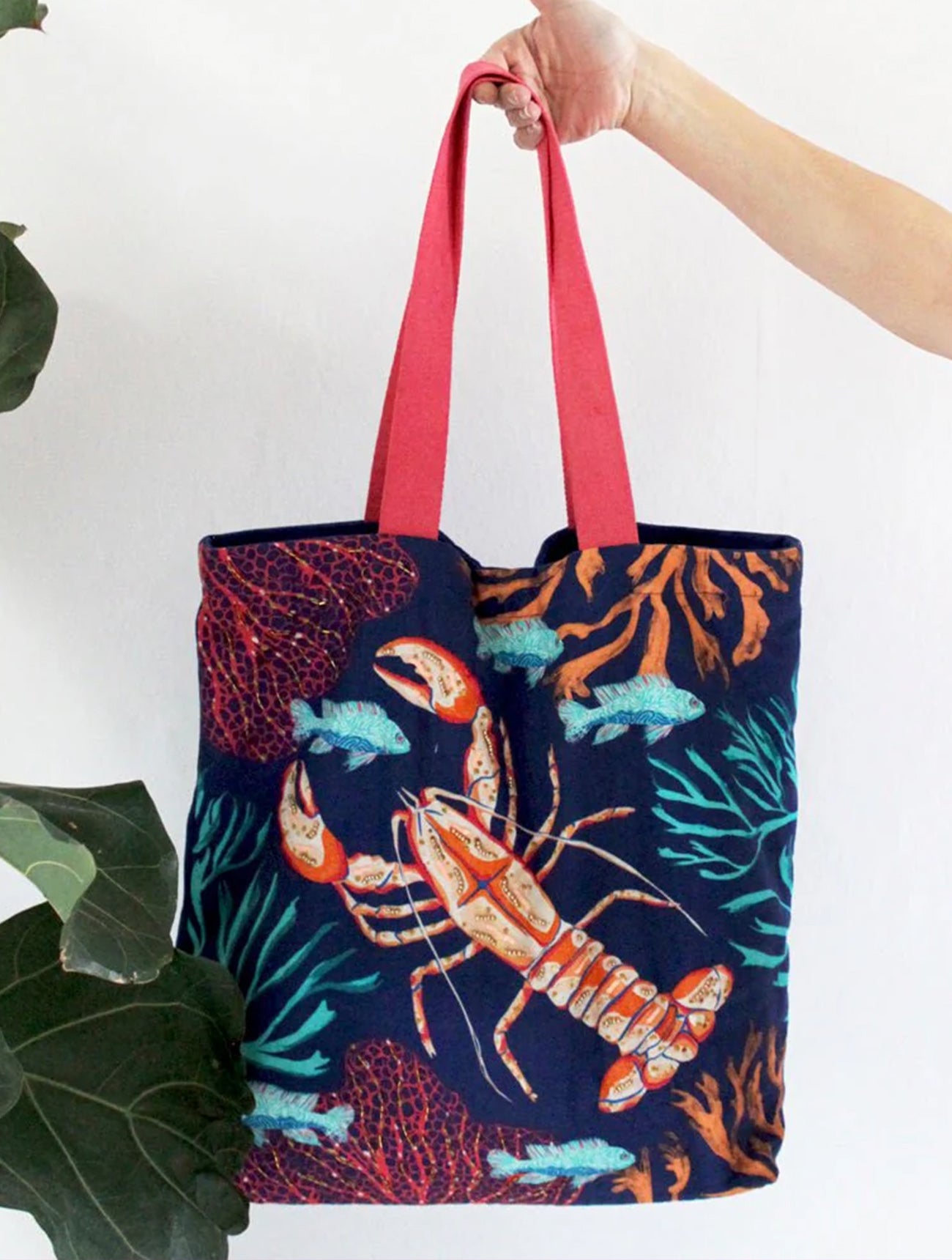 Coral Lobster Shopper
