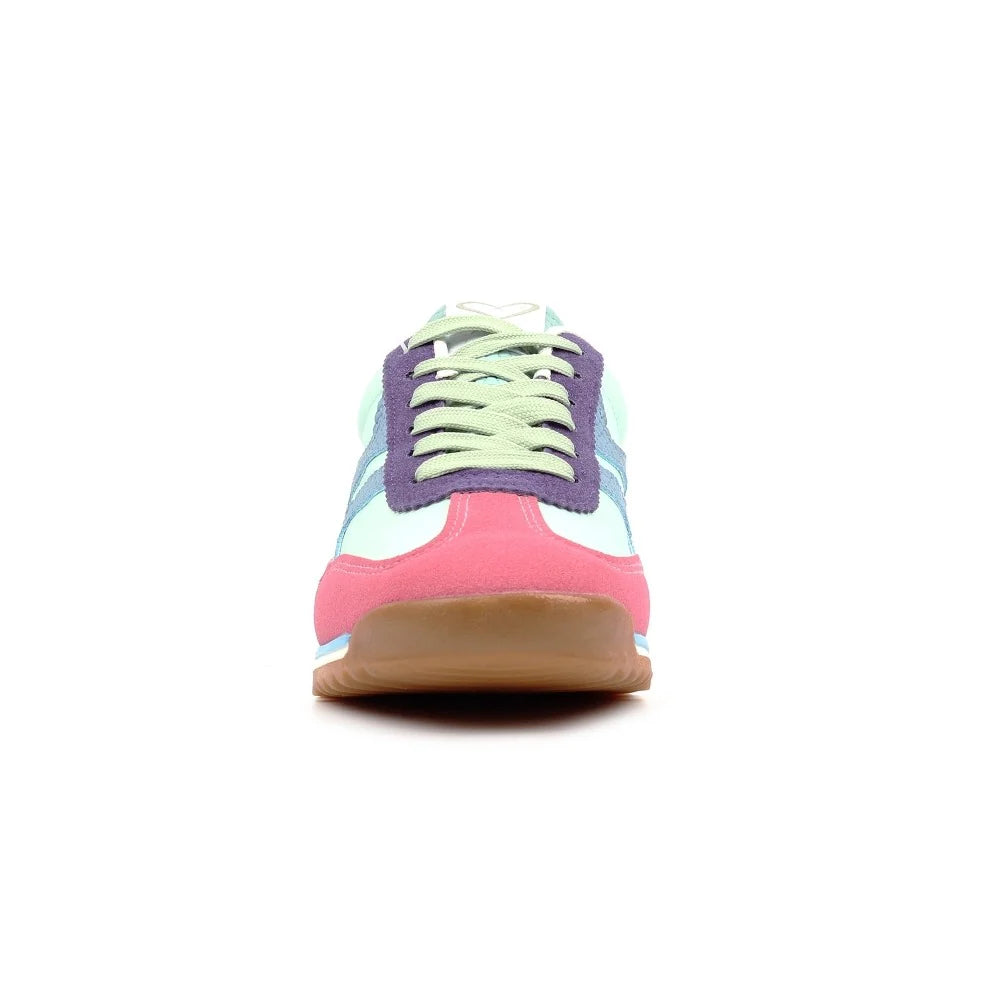 Zoe Retro Trainer | Mint Multi