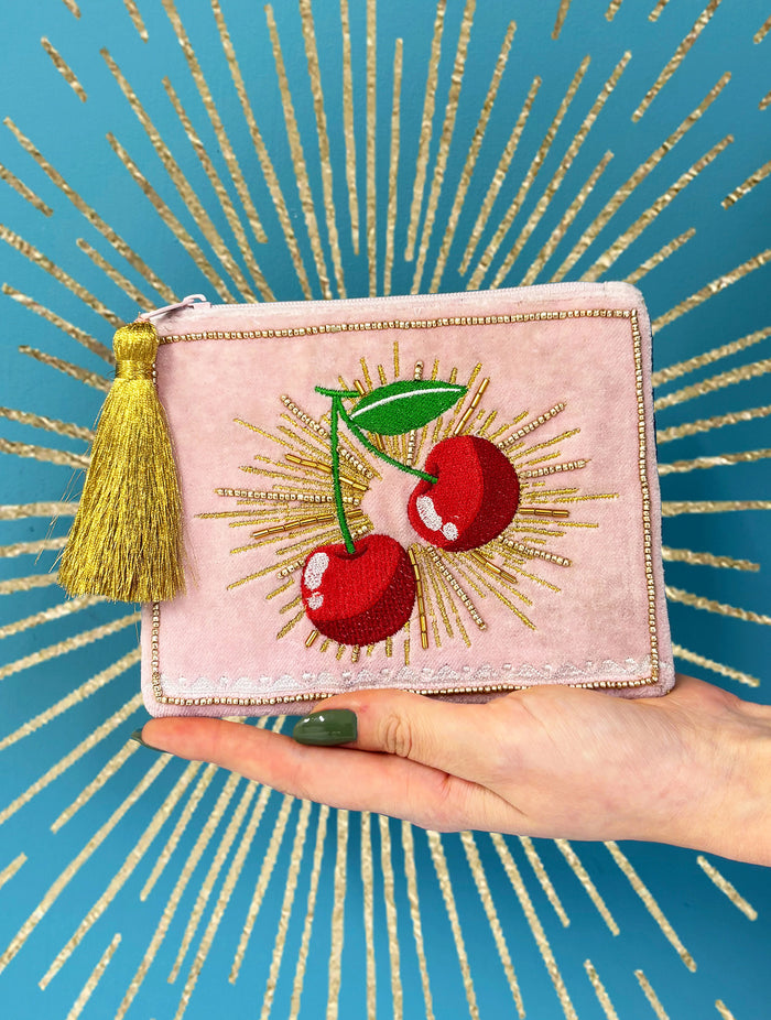 Inked Cherry Purse