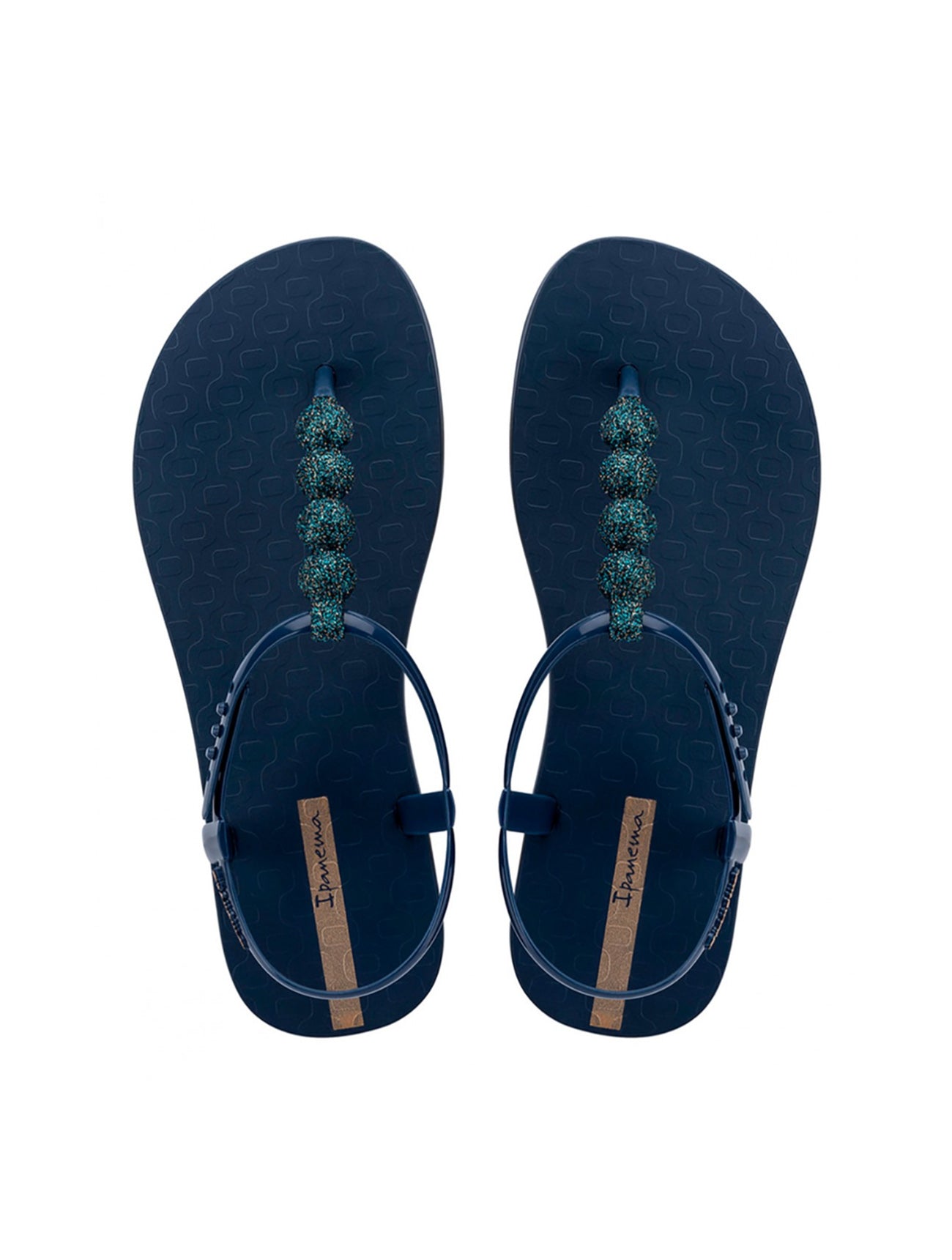 Class Easy On Glow | Flat Sandal | Navy Blue