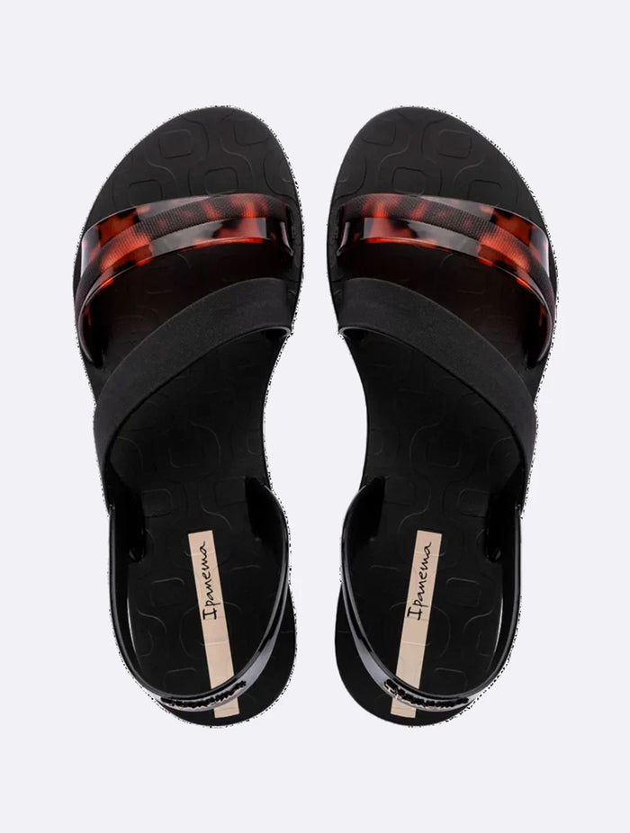 Vibrant Sandal | Black/Turtle