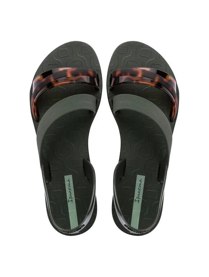 Vibrant Sandal | Green/Turtle