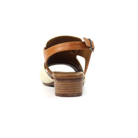 Lunar|Jaden Beige Leather Sandal