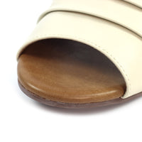 Lunar|Jaden Beige Leather Sandal