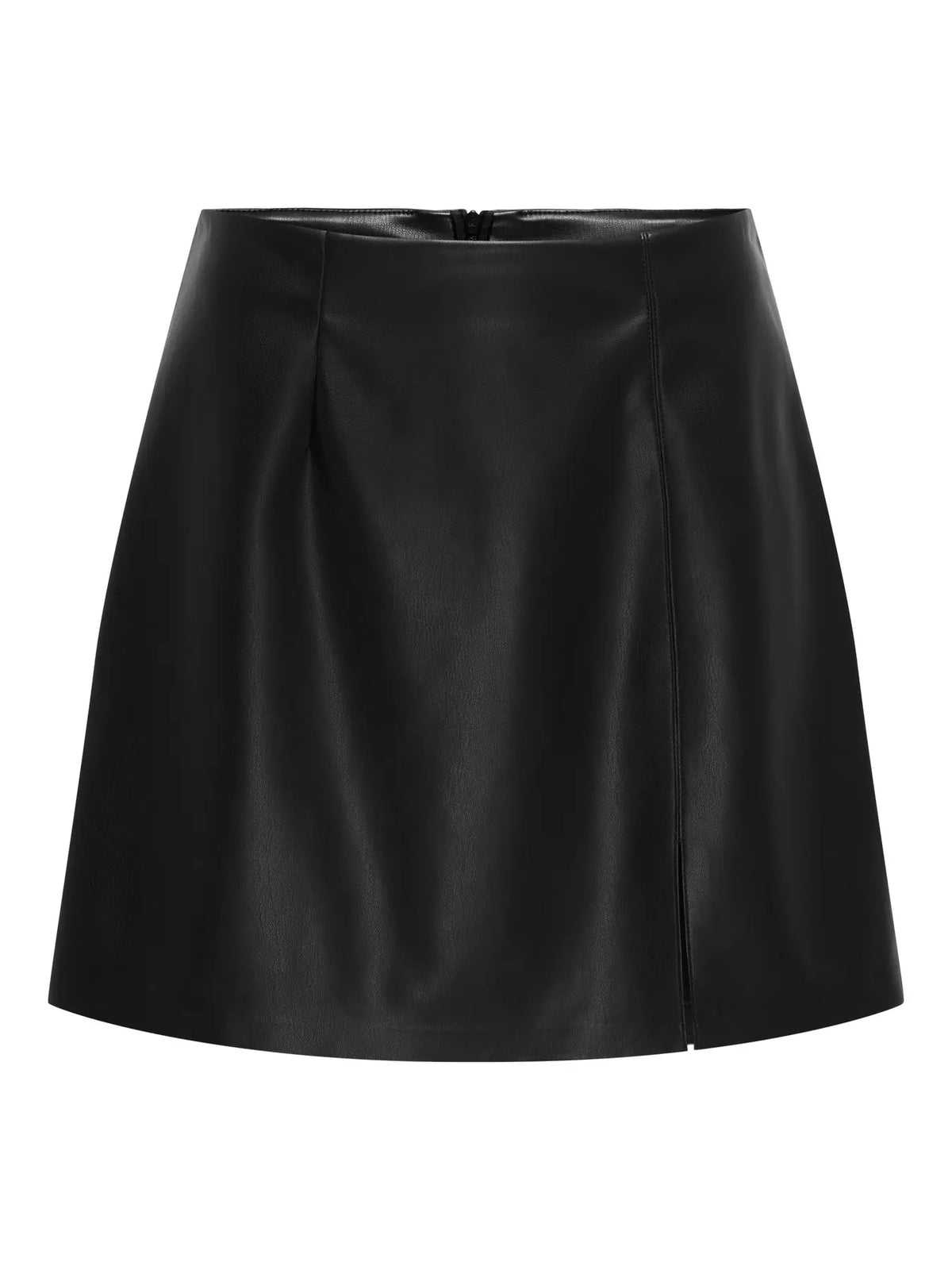 Onlelina Short Faux Leather Skirt | Black