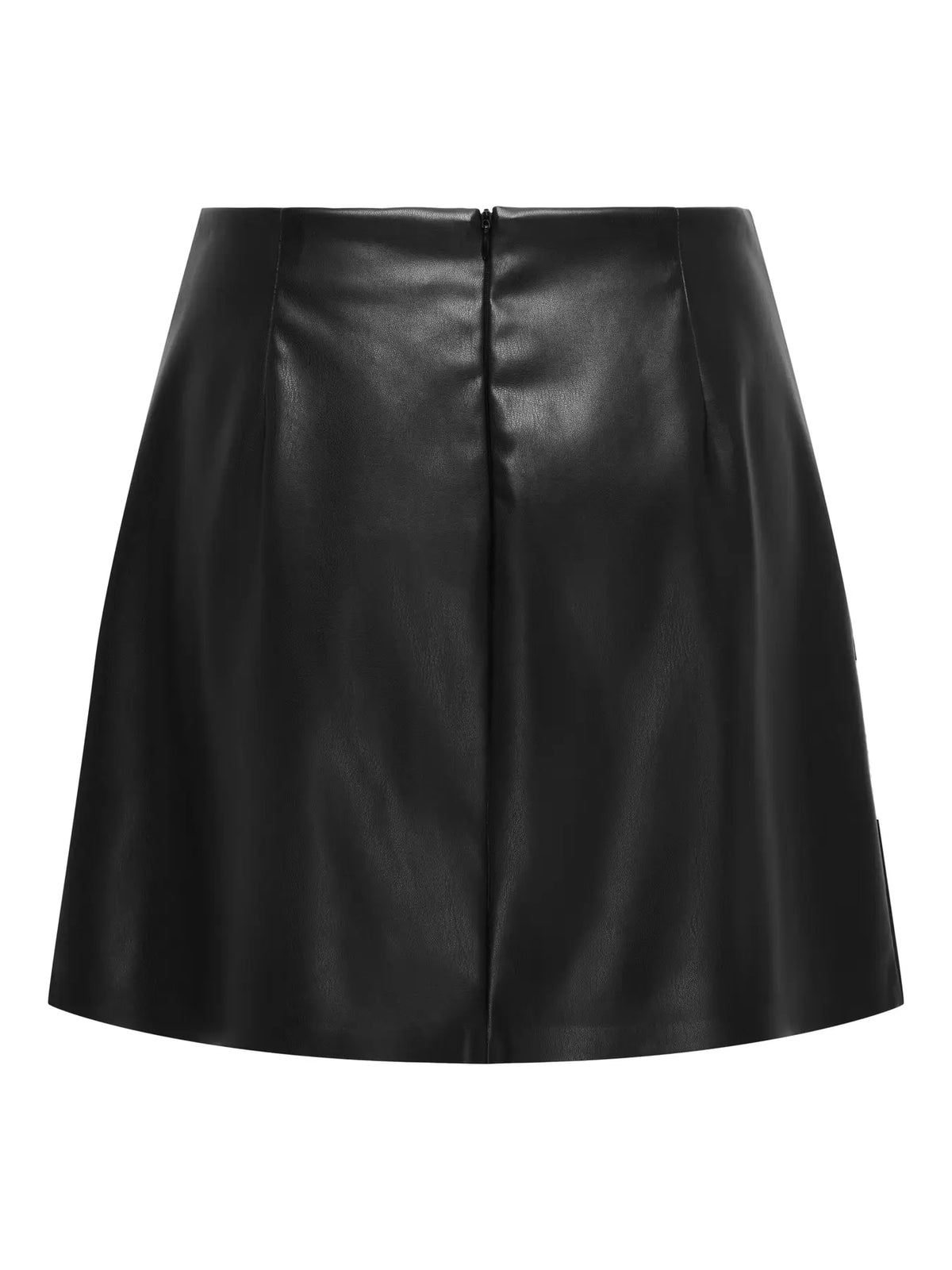 Onlelina Short Faux Leather Skirt | Black