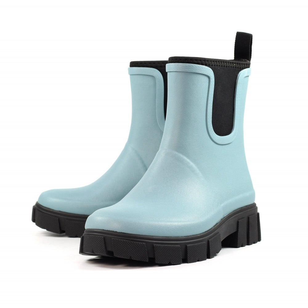 Lake Ankle Wellington Boot | Blue