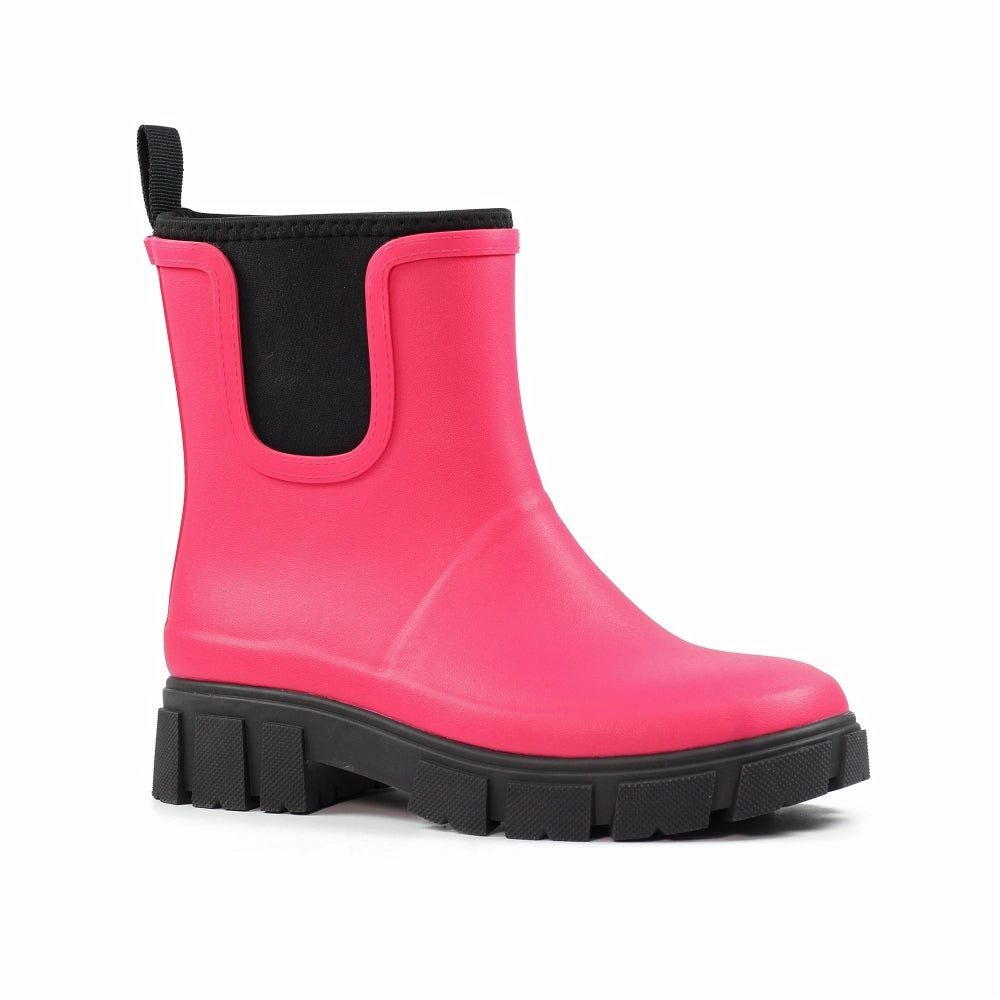 Lake Ankle Wellington Boot | Pink