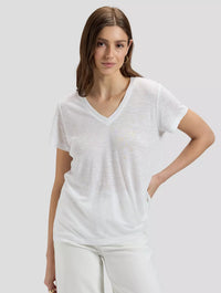 Lee V-Neck Regular Tee | Bright White