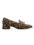 Tamaris | Leopard Heeled Loafer | 24305
