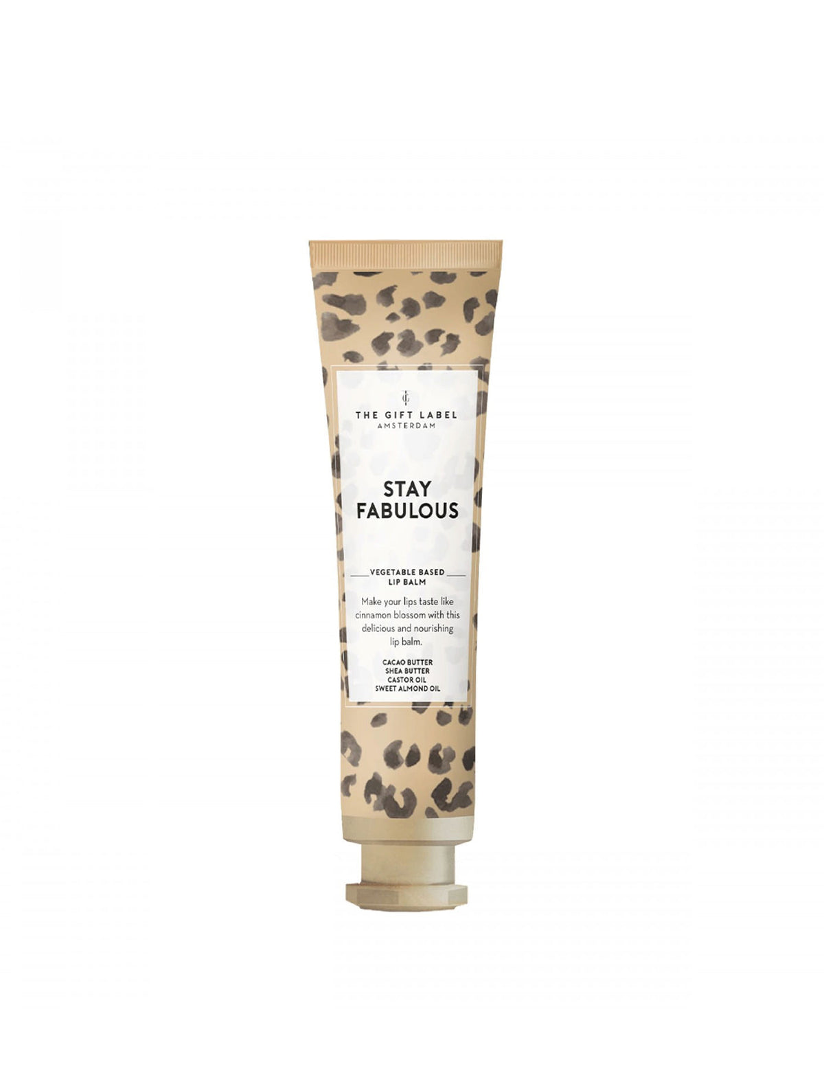 The Gift Label | Stay Fabulous Lip Balm Tube | Cinnamon Blossom