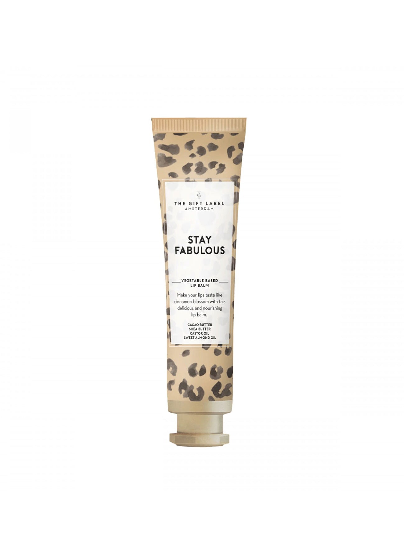 The Gift Label | Stay Fabulous Lip Balm Tube | Cinnamon Blossom