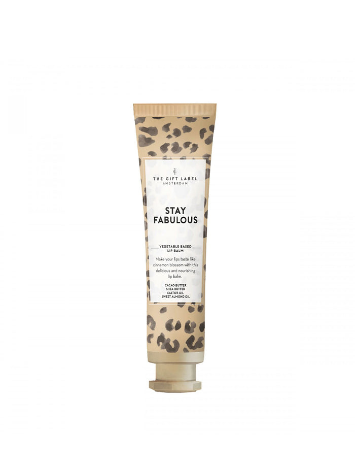 The Gift Label | Stay Fabulous Lip Balm Tube | Cinnamon Blossom