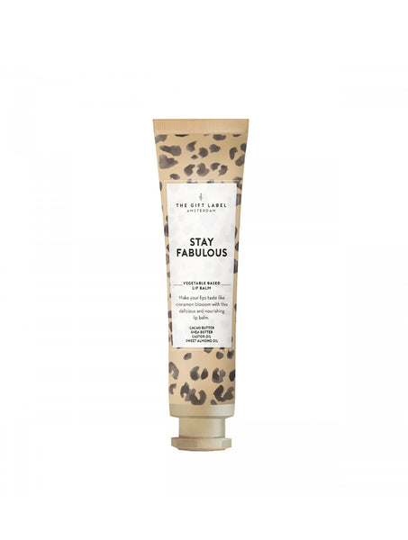 The Gift Label | Stay Fabulous Lip Balm Tube | Cinnamon Blossom