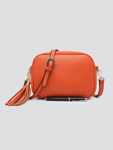 Cross Body Lozenge Bag | Orange