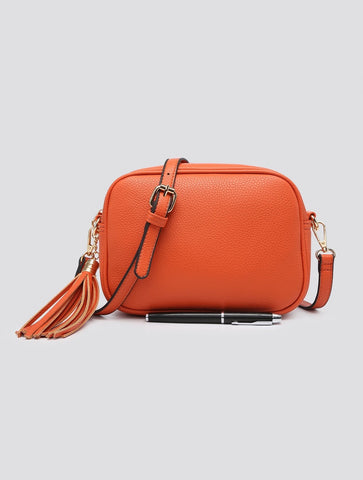 Cross Body Lozenge Bag | Orange