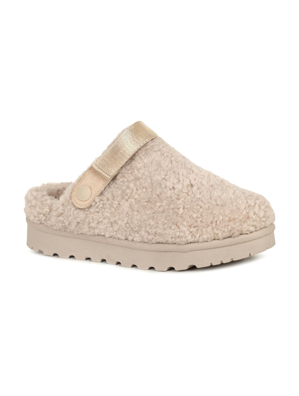 Lunar | Naples Fleece Slipper | Beige