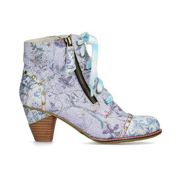 Alcizeeo 12 Heeled Boot | Blue