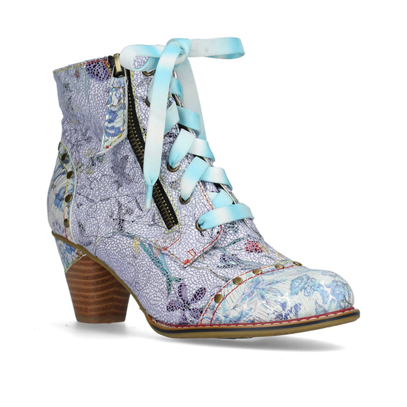 Alcizeeo 12 Heeled Boot | Blue