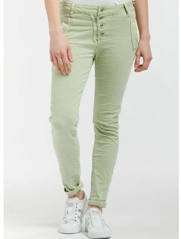 Melly & Co 4 Button Slim Fit Jeans | Mint