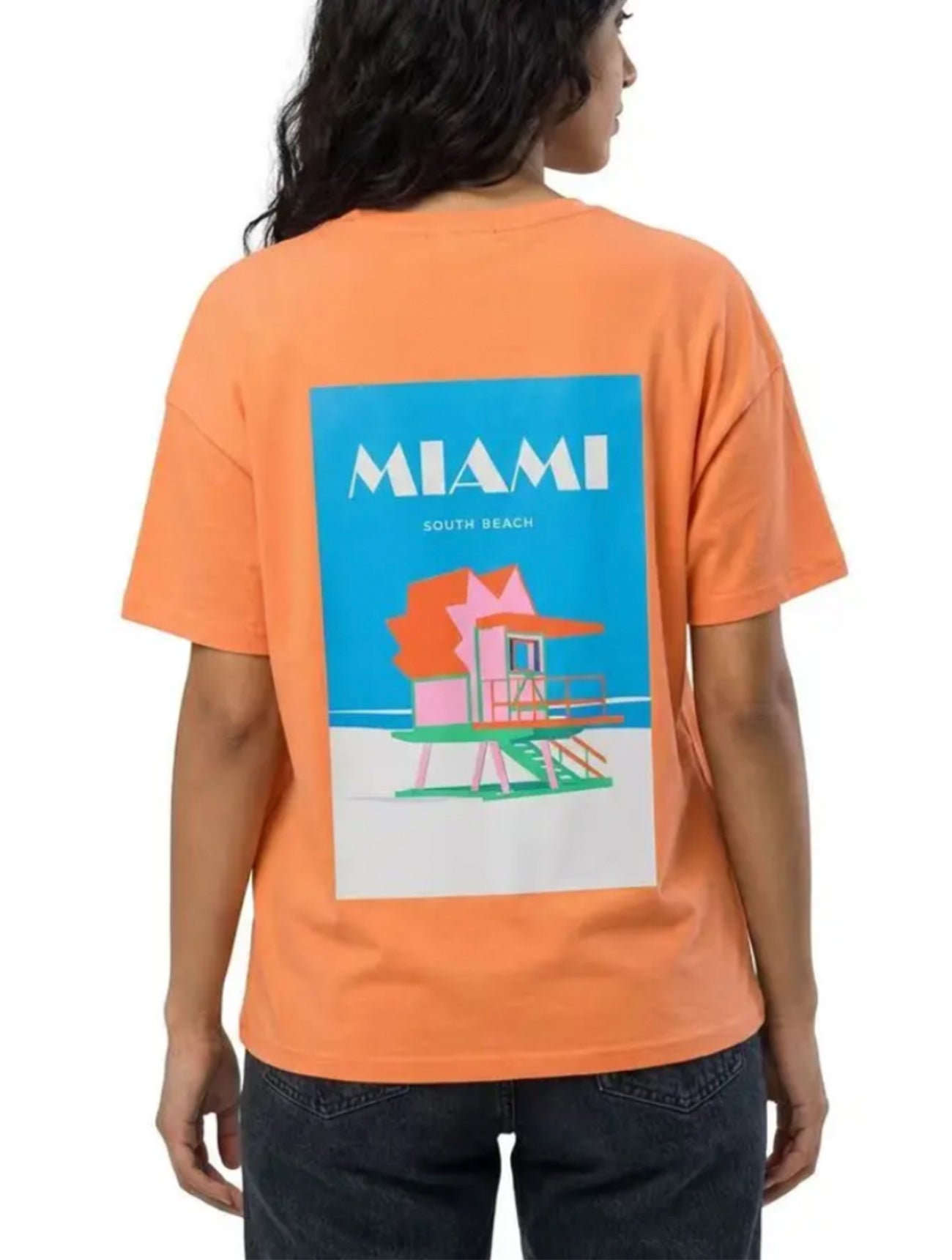 Miami Graphic Tee | Orange