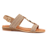 Lunar|Mila Khaki Sandal