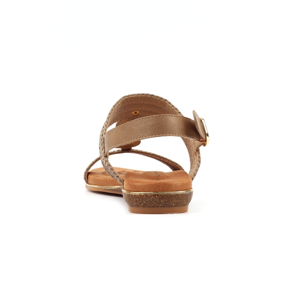 Lunar|Mila Khaki Sandal