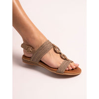 Lunar|Mila Khaki Sandal