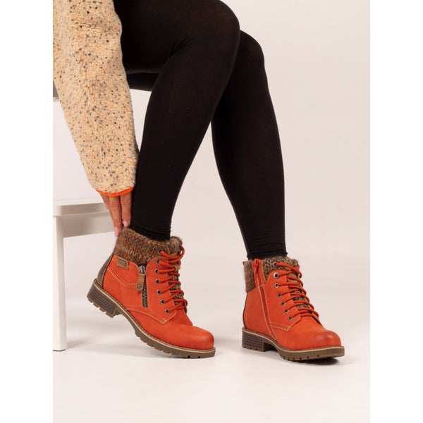 Lunar | Millie Waterproof Boot | Orange