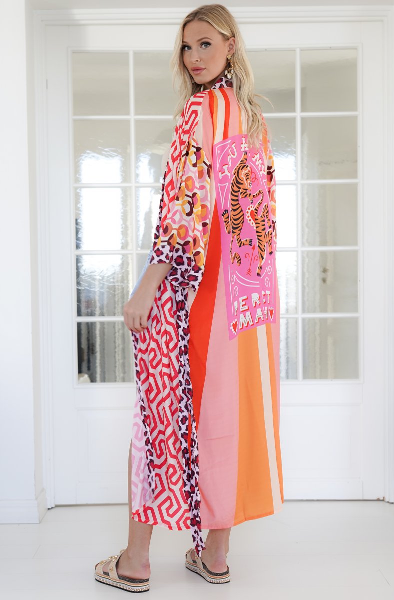 Colourful Statement Maxi Kimono | Perfect Match Tiger
