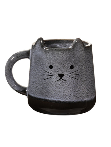 Mojave Stoneware Cat Mug