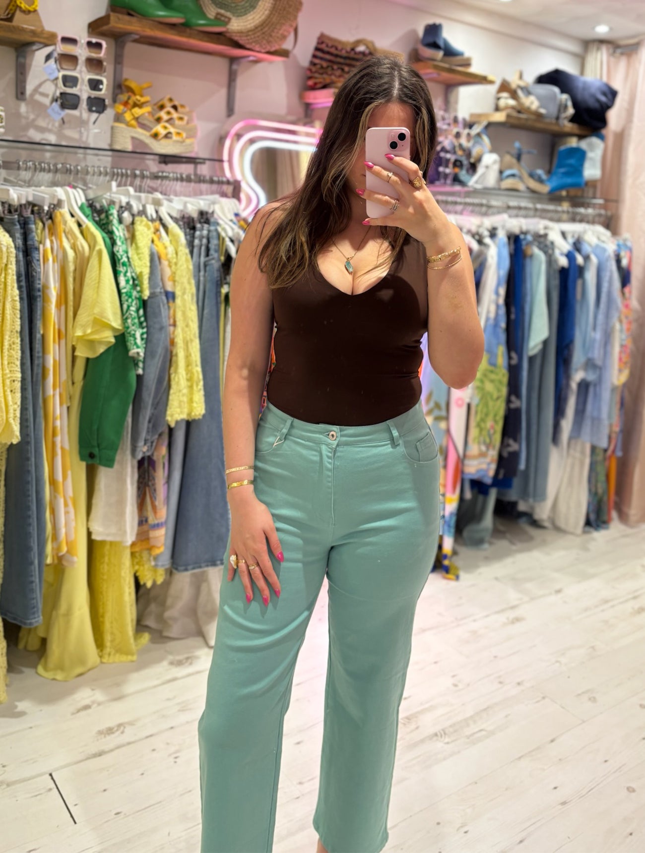 Musy Muse Wide Leg Jeans | Aqua