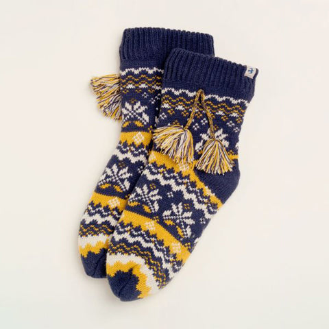 Nordic Knitted Slipper Socks