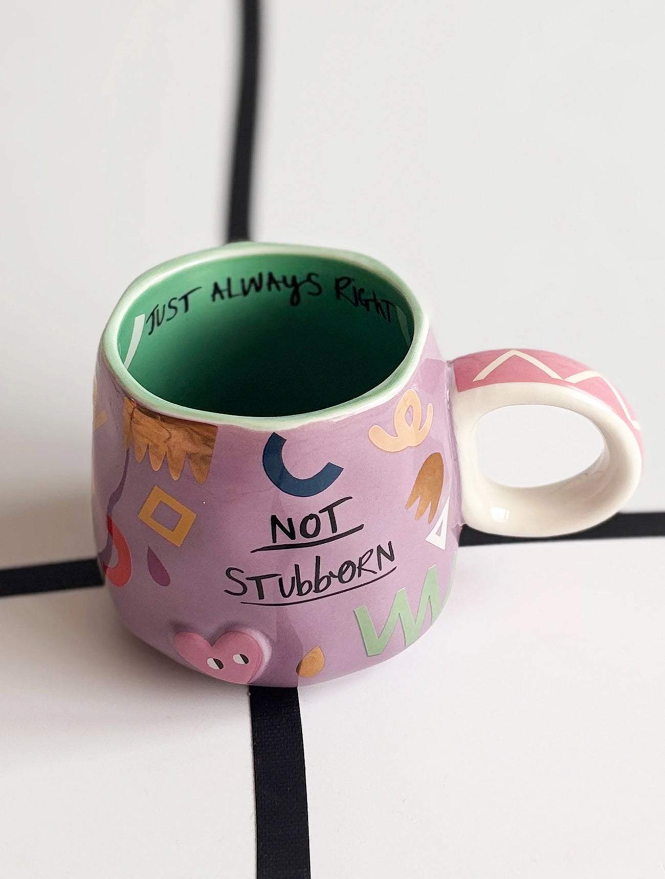 Small Talk 'Not stubborn, just always right' Mug