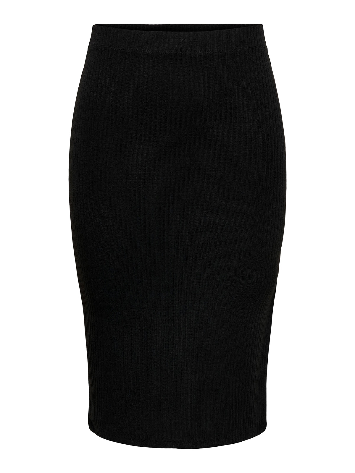 Onlemma Stretch Skirt with Split | Black