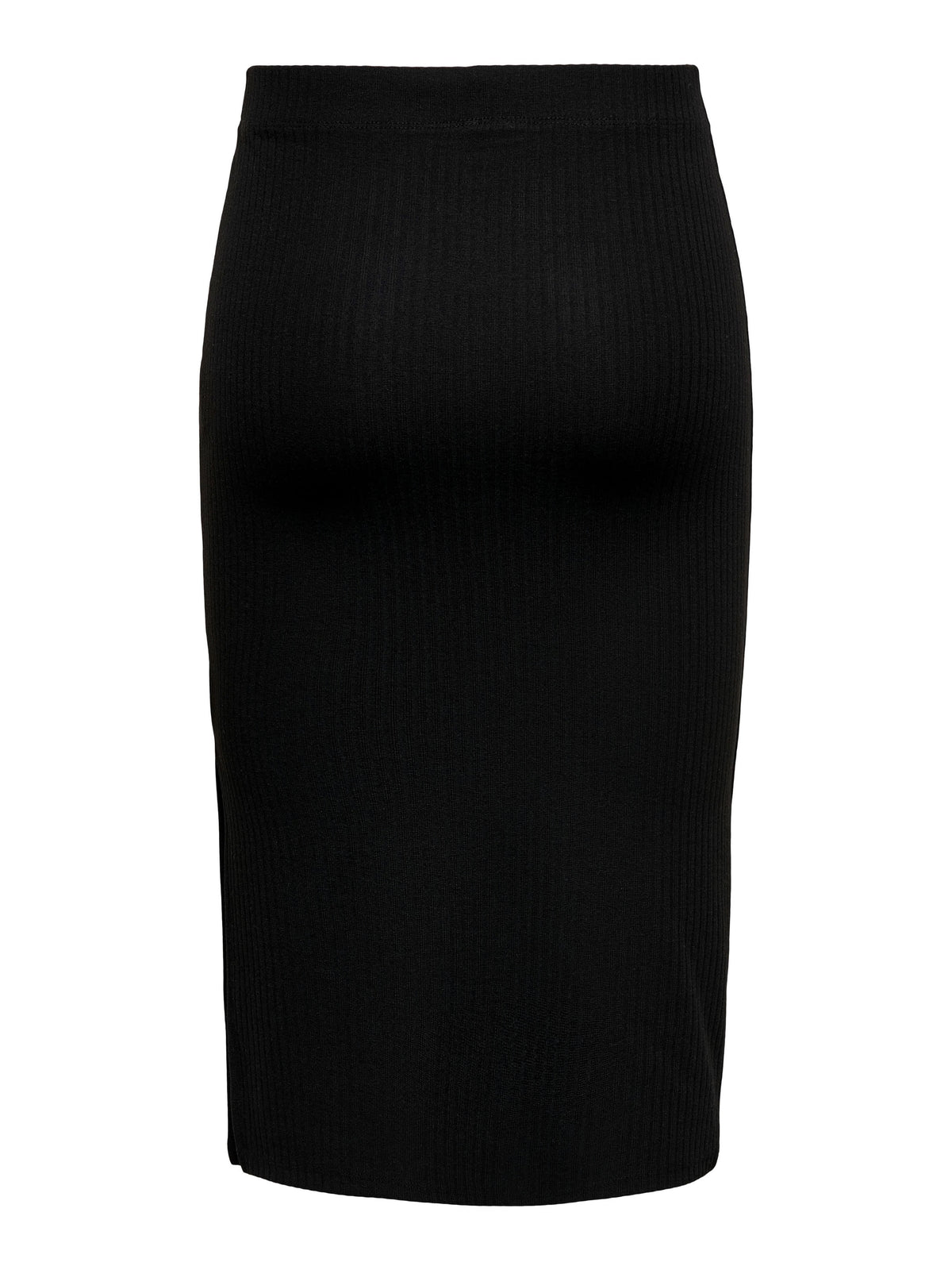 Onlemma Stretch Skirt with Split | Black