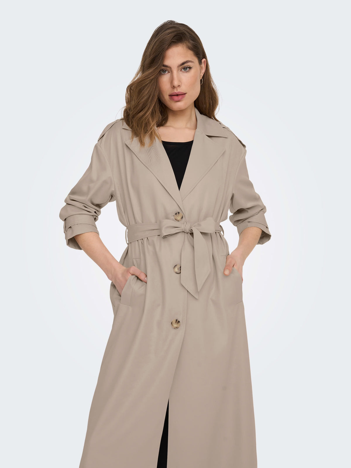 Onlline Trench Coat | Beige