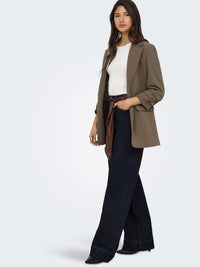 Only | Madison High Waist Wide Leg Jeans With Scarf Tie