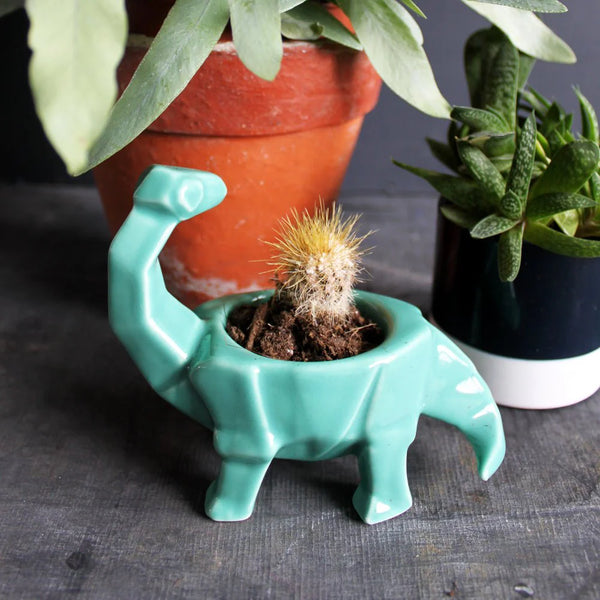 Origami Dinosaur Egg Cup | Green