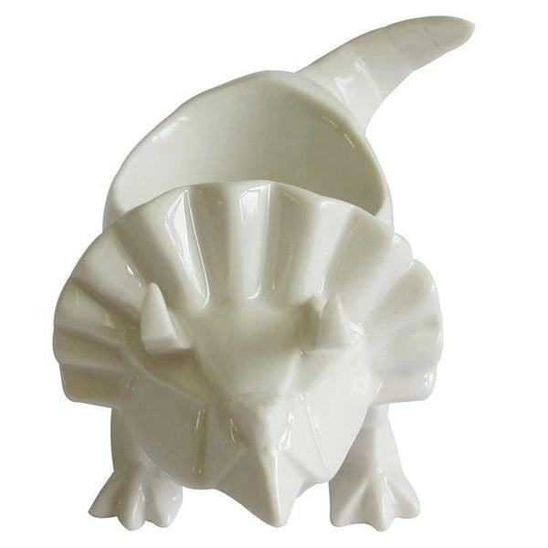 Origami Dinosaur Egg Cup | White