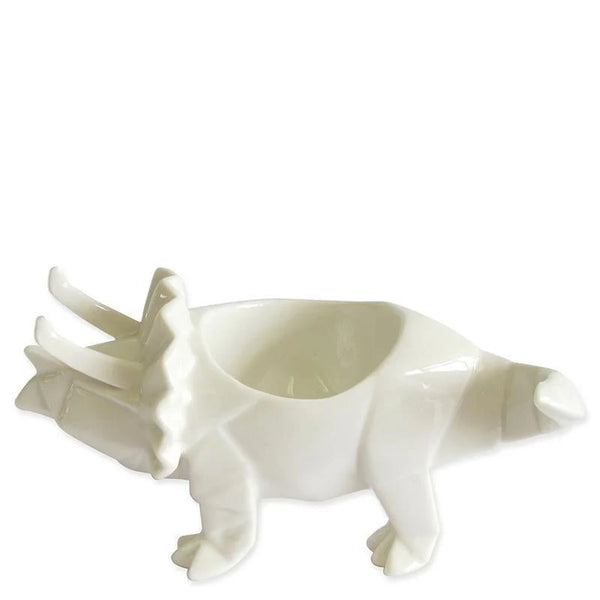 Origami Dinosaur Egg Cup | White
