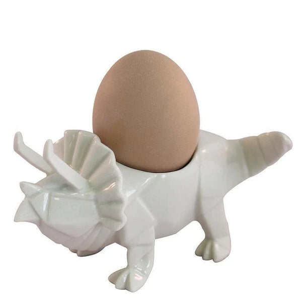 Origami Dinosaur Egg Cup | White