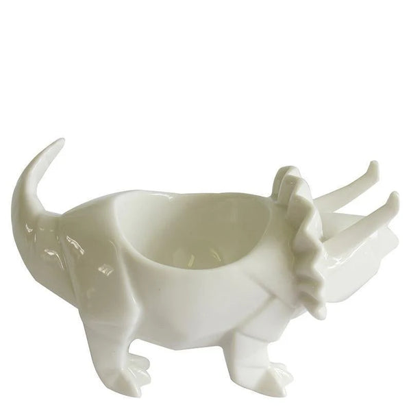 Origami Dinosaur Egg Cup | White