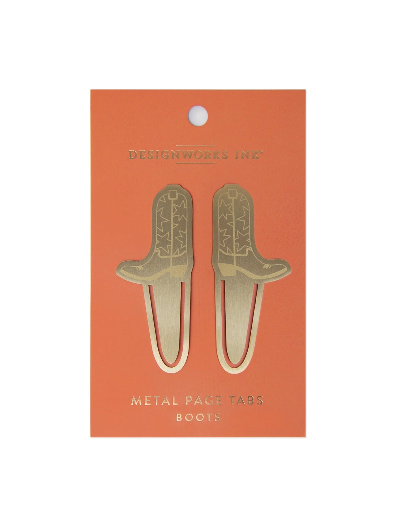 Designworks Ink Metal Page Tabs | Cowboy Boots