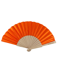 Orange Pearlised Shimmer 23cm Fan