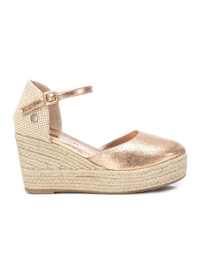 VEGAN Metallic Wedge Espadrille | 195803 | Rose Gold