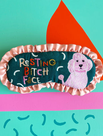 Dog House 'Resting Bitch Face' Eye Mask