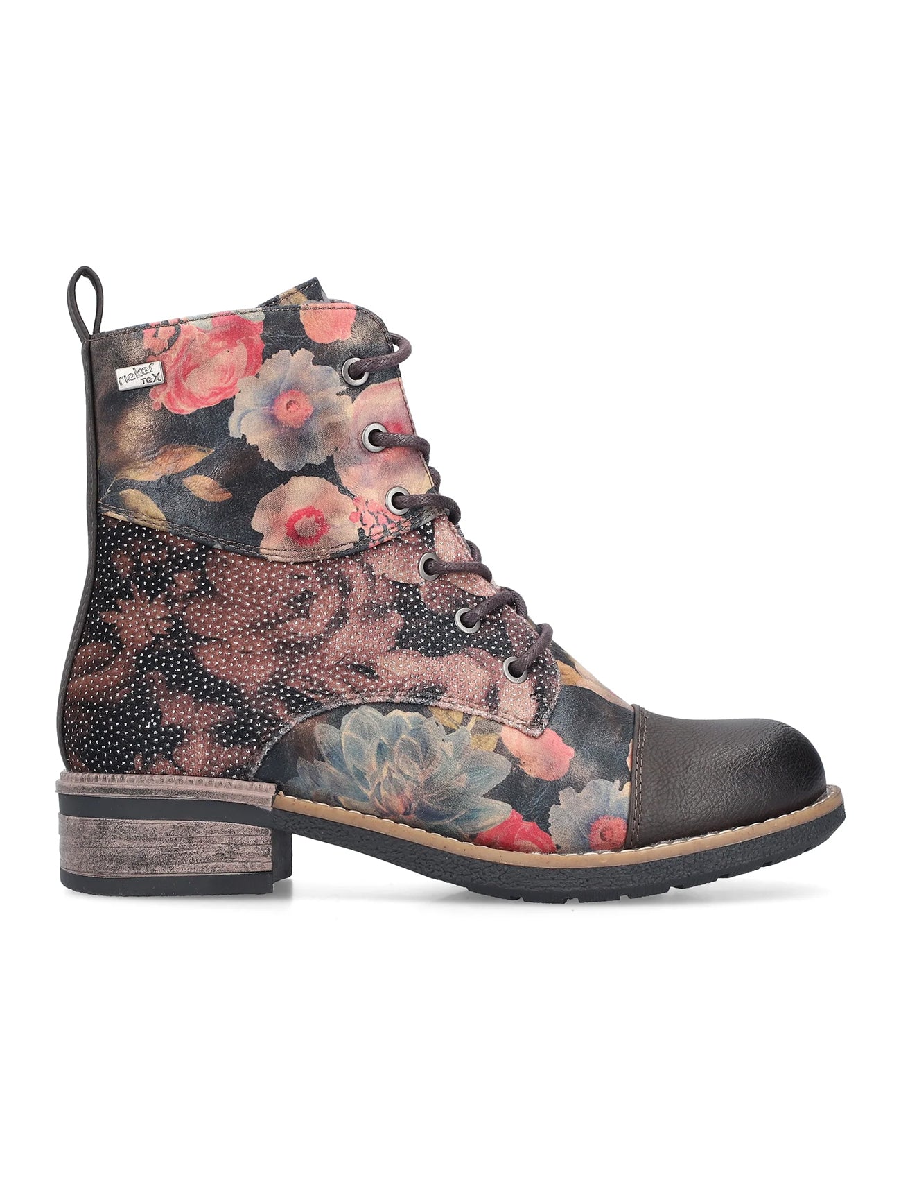 Rieker |94611-91 | Ankle Boot | Black Floral